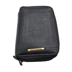 Vintage Docker Leather Cross Body Business Card Holder Cosmetics No Strap